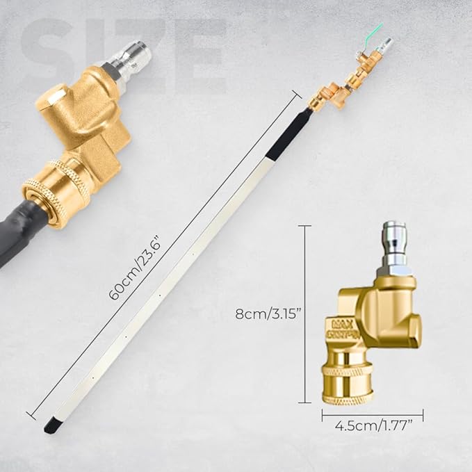 24" High-Pressure Radiator Cleaning Wand