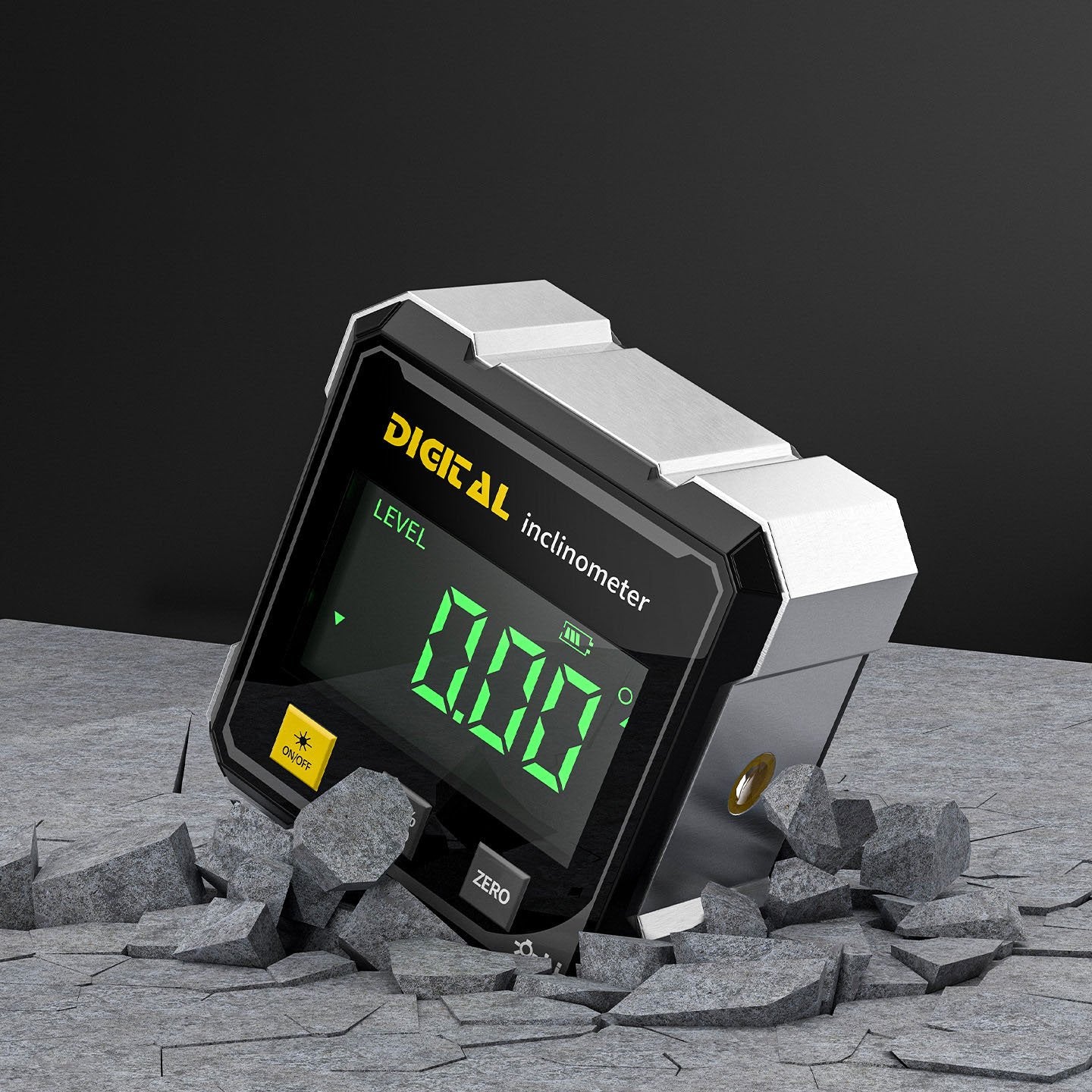 360° Hyper‐Mag Digital Angle Gauge