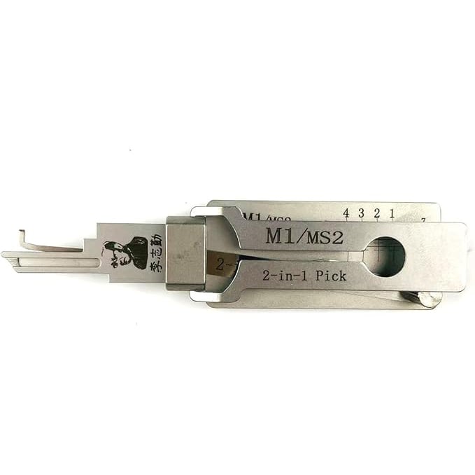M1/MS2 2 in 1 Lock Pick and Decord Tool