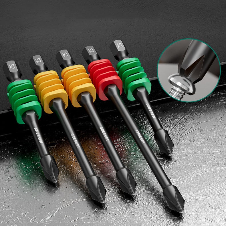 3 Pcs Magnetic Spring Screwdriver Bit