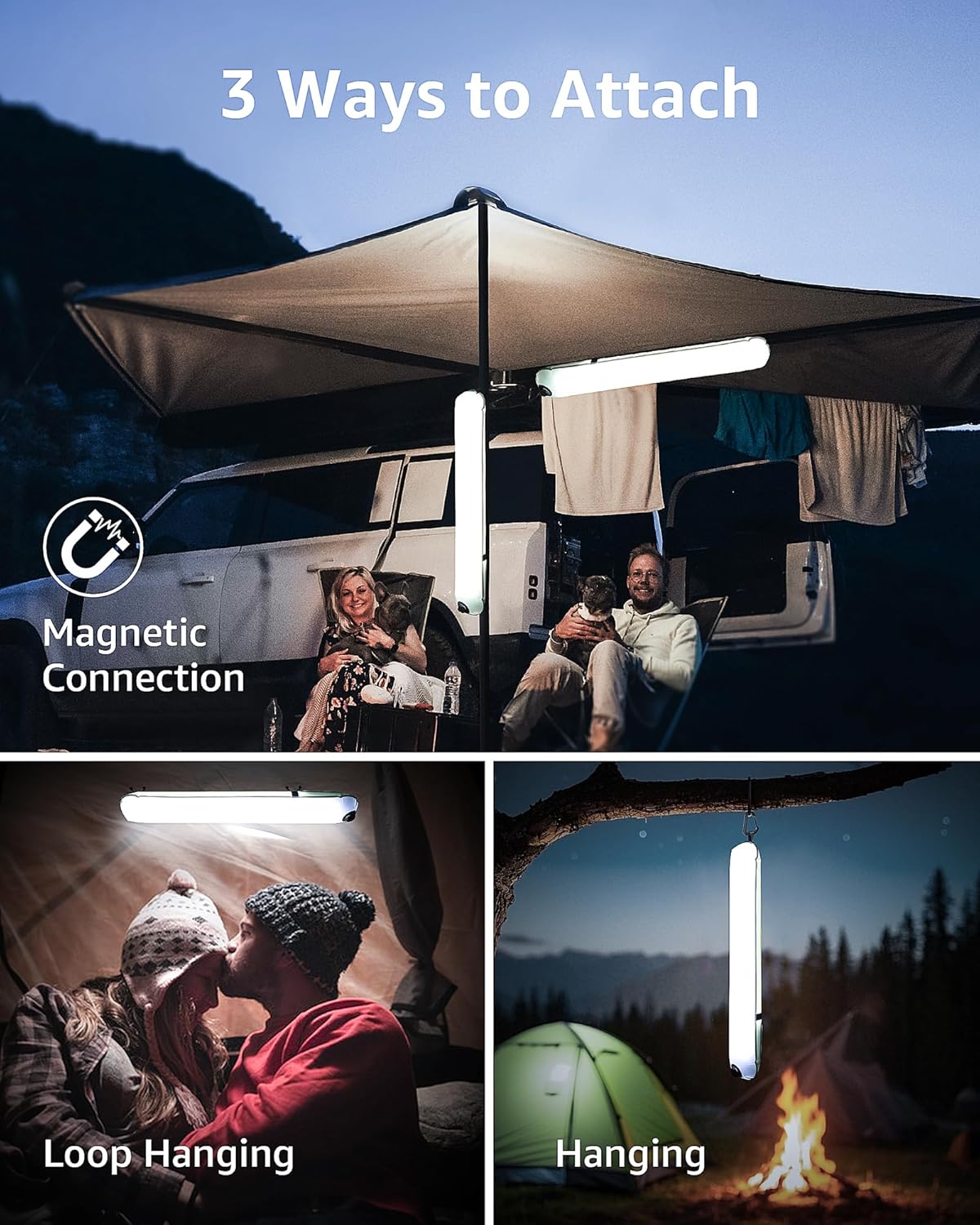 Inflatable 24′′ Foldable LED Camping Lantern
