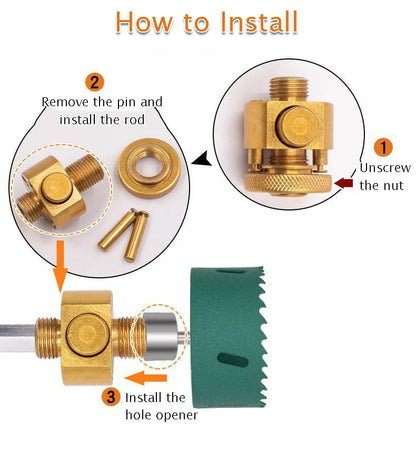 Hole Opener Waste Popup Extension
