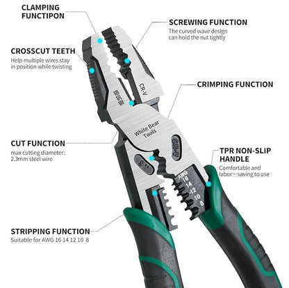 Heavy‐Duty Lineman’s Pliers