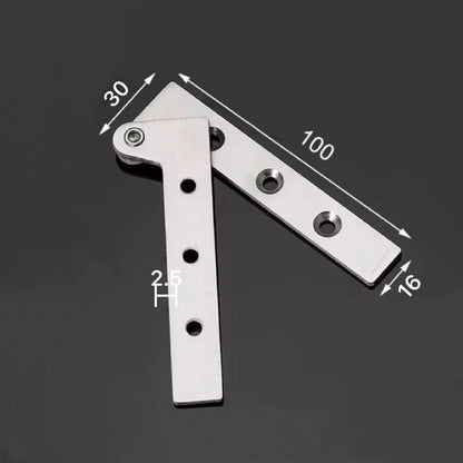 10 Pcs 360° Stainless Steel Rotating Door Hinge
