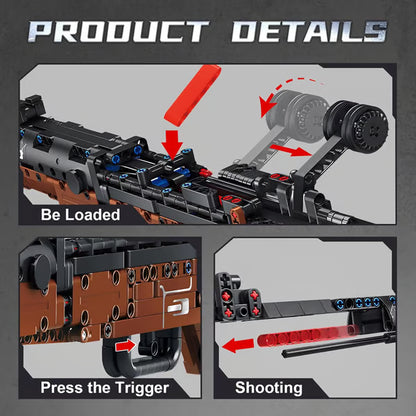 98K Model Gun Building Blocks Set for Adults