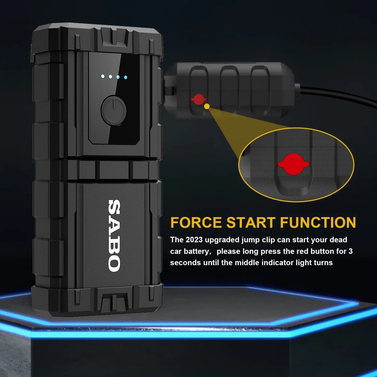 6000A A68 Car Battery Jump Starter