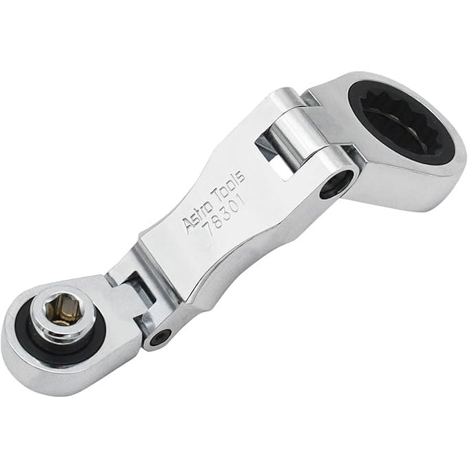 Compact Dual-Bend Ratchet Wrench