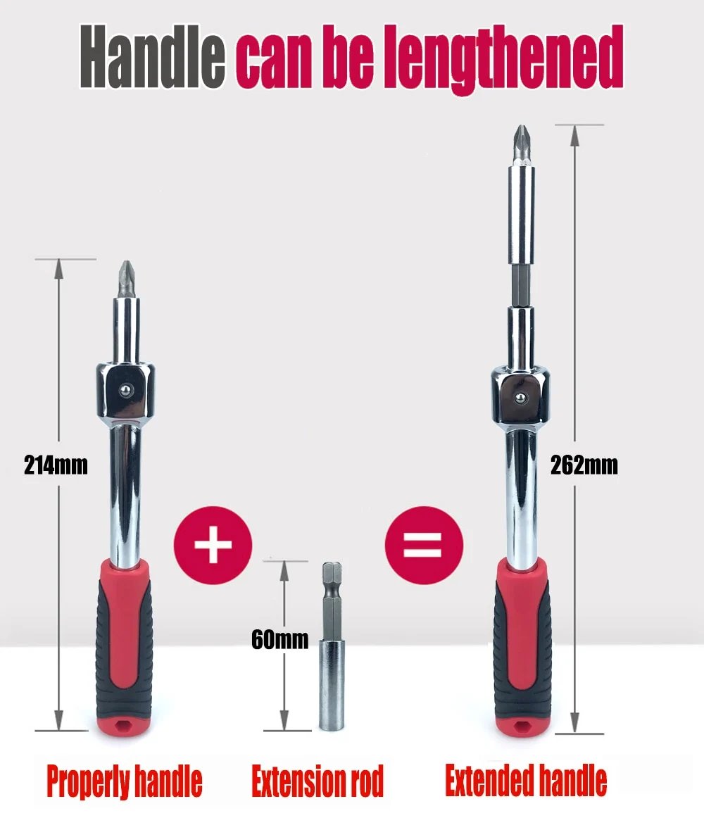 20PCS CHANGEABLE FLEX RATCHET WRENCH SET