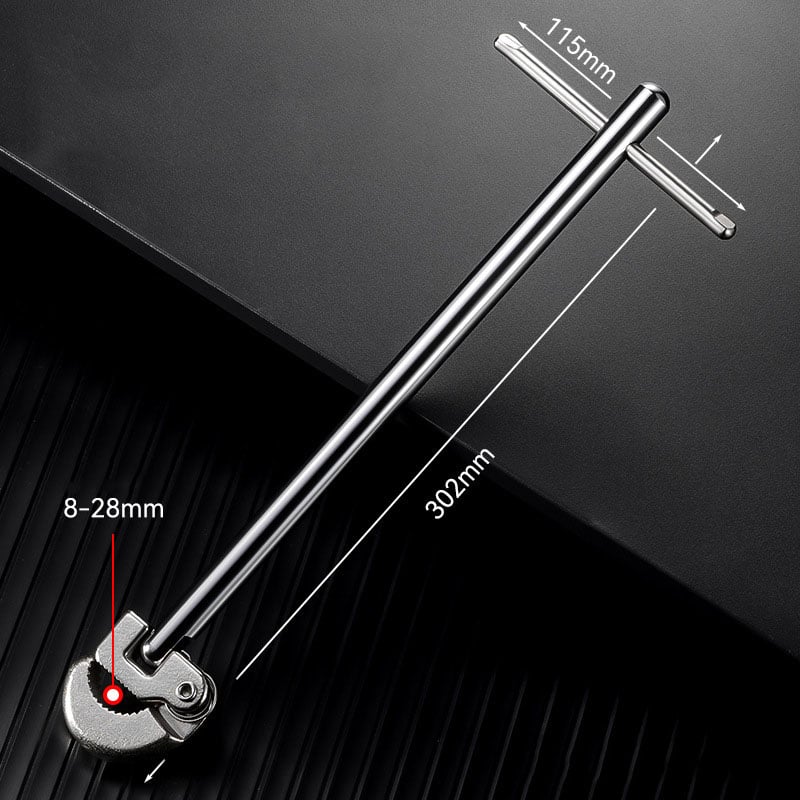 15" Spring-Jaw Basin Wrench