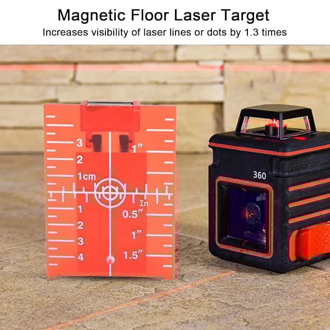 High‐Visibility Reflective Laser Target Panel(2 Pcs)