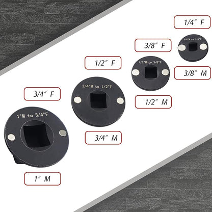 Low Profile Impact Socket Adapter Set