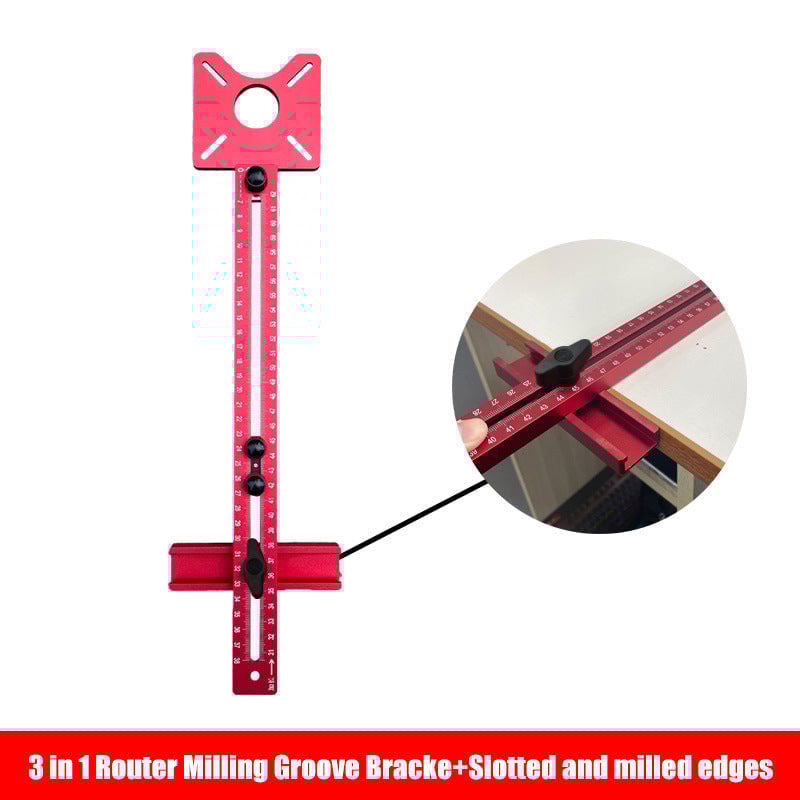 3 in 1 Router Milling Groove Bracke
