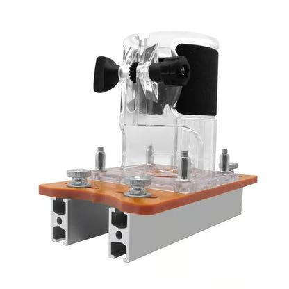 2-in-1 Invisible Fastening Nut Slotting Base, Woodworking Router Base