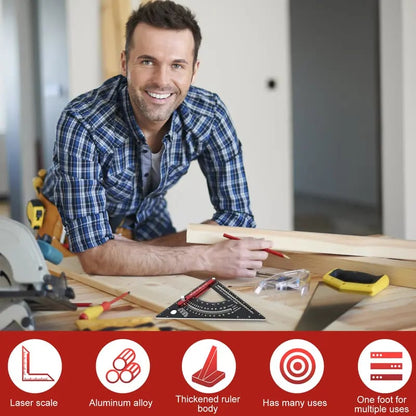 Aluminum Rafter Square Multifunction Woodworking Tools