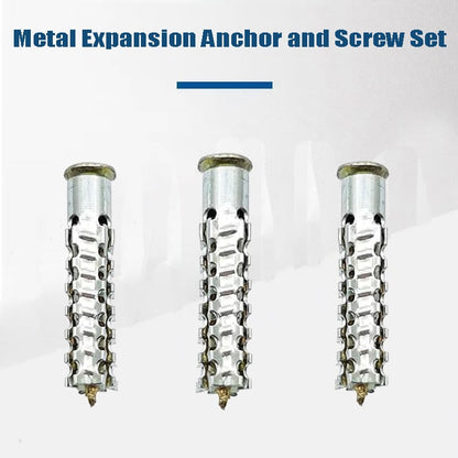 Metal Expansion Anchor and Screw Set