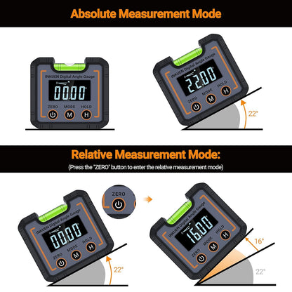 360° Digital Magnetic Angle Finder Protractor Tool