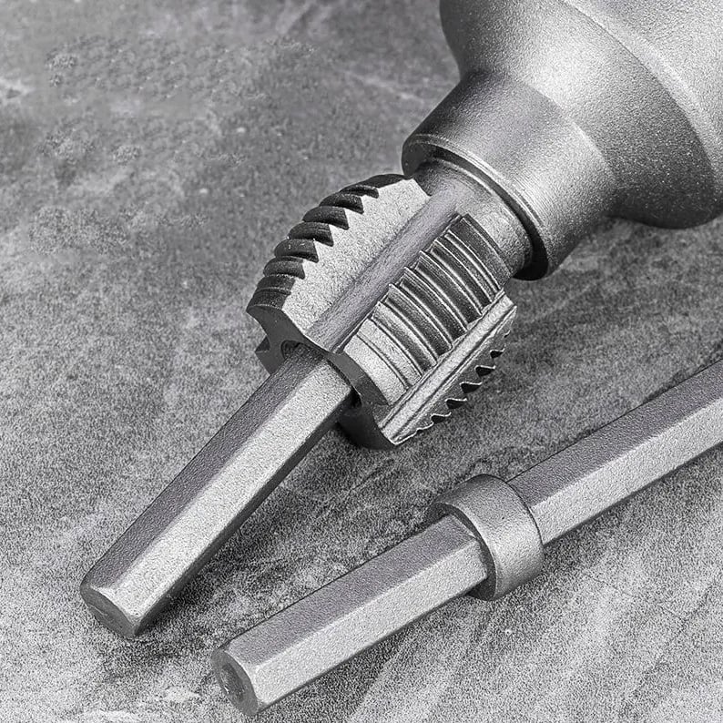 Dual-Head SDS Drill Pipe Thread Remover & Cutter