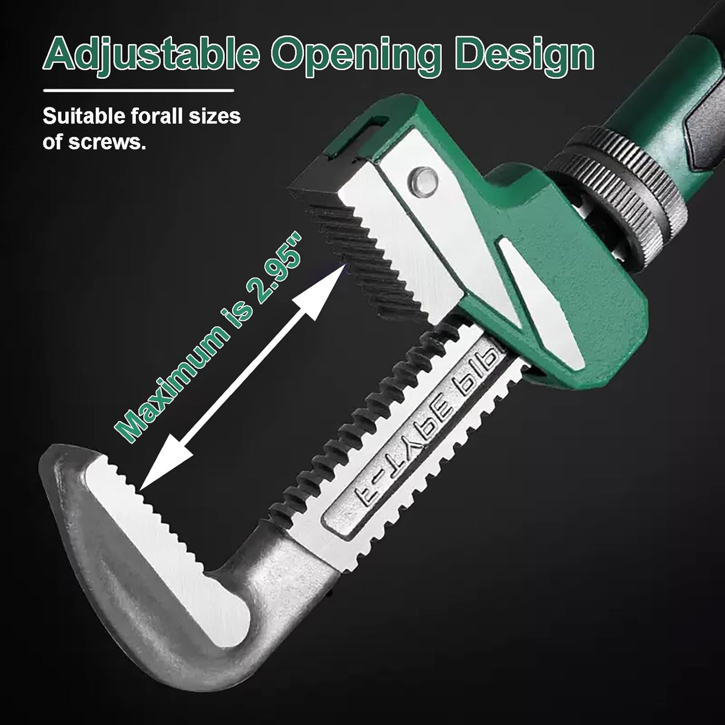 Versatile Heavy-Duty Adjustable F-Type Wrench