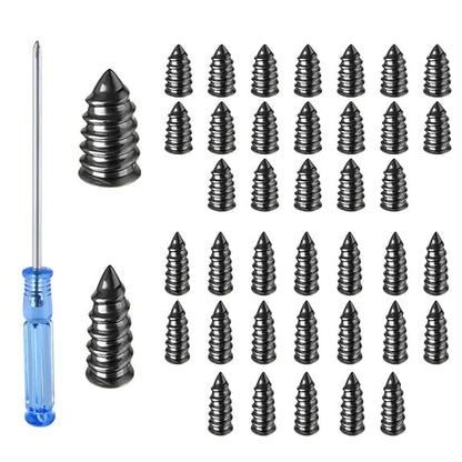 40 Pcs Tire Repair Rubber Screws with Storage Box