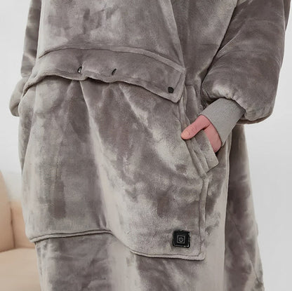 Self-Heating Oversized Cozy Hoodie