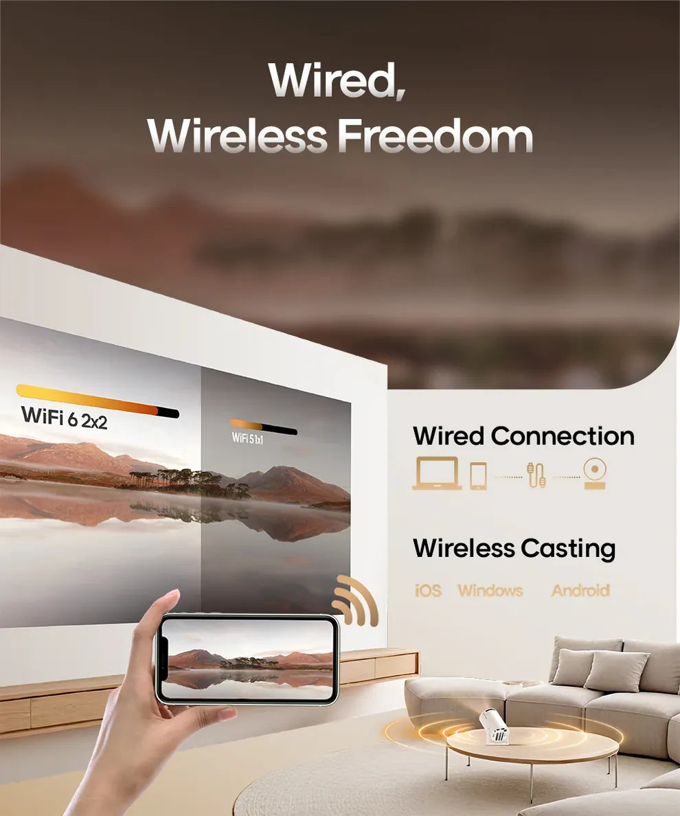 Portable 4K Cinema Projector