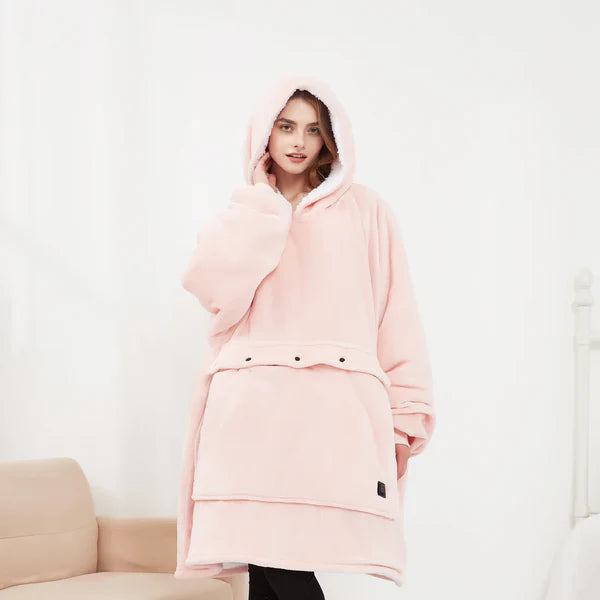 Self-Heating Oversized Cozy Hoodie