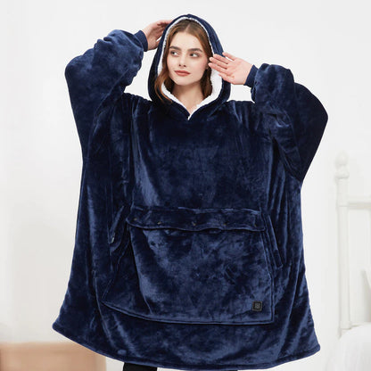 Self-Heating Oversized Cozy Hoodie