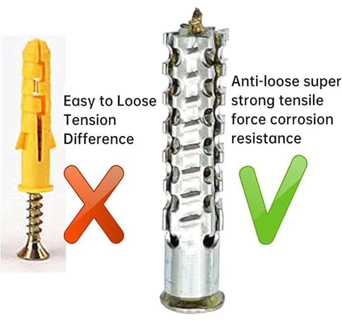 Metal Expansion Anchor and Screw Set