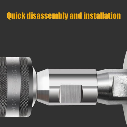Heavy-Duty 1/2′′ Impact Drill Chuck with Adapter