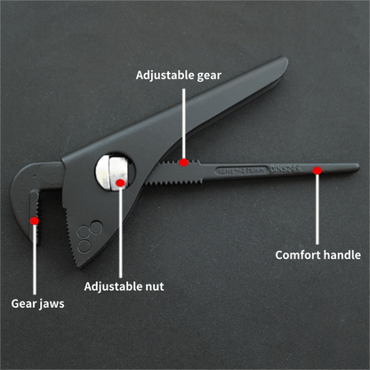Adjustable Pipe Wrench with Handle