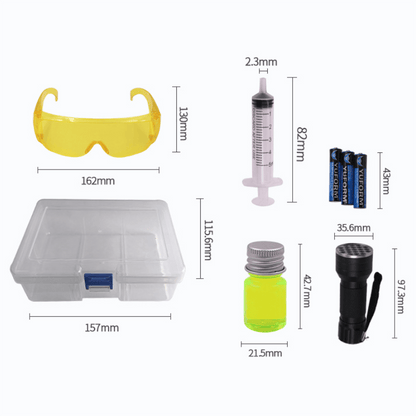 Vehicle Air Conditioning Leak Detection