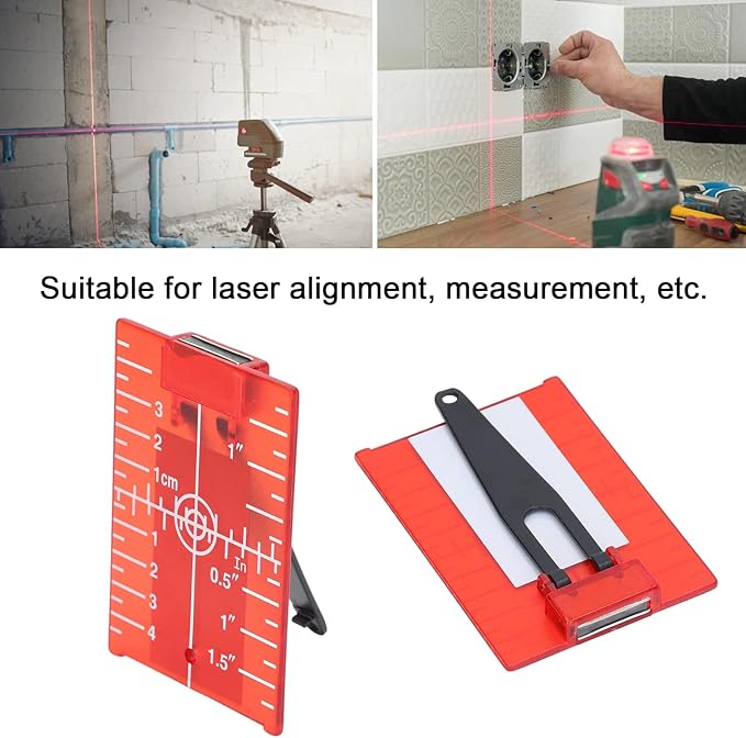 High‐Visibility Reflective Laser Target Panel(2 Pcs)