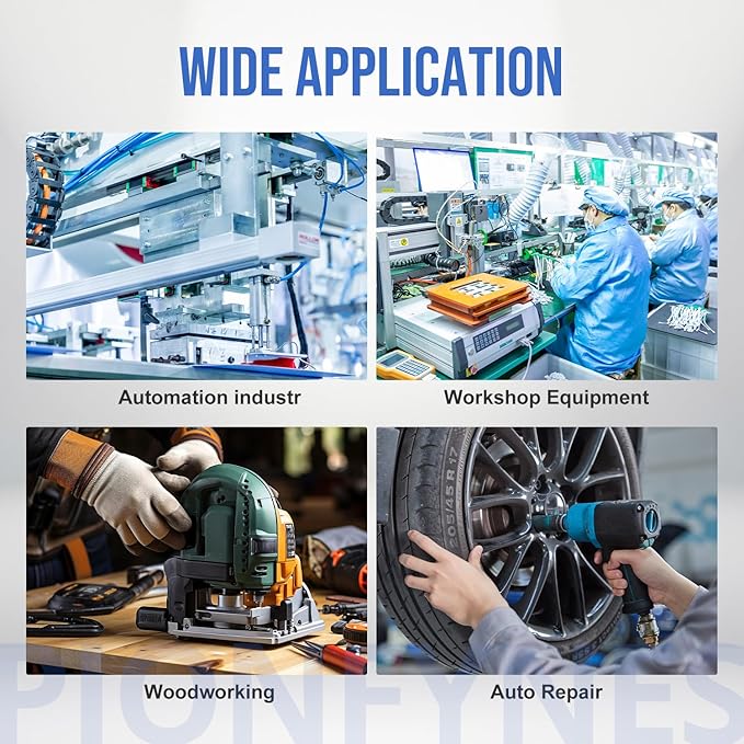 60/80PCS Straight Push Connectors Quick Release Plastic Push to Connect Fittings Kit