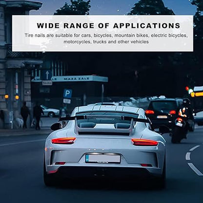 40 Pcs Tire Repair Rubber Screws with Storage Box