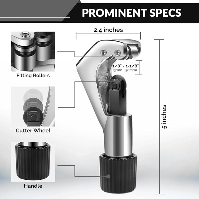 Multi‐Material Tubing Cutter & Integrated Rimmer
