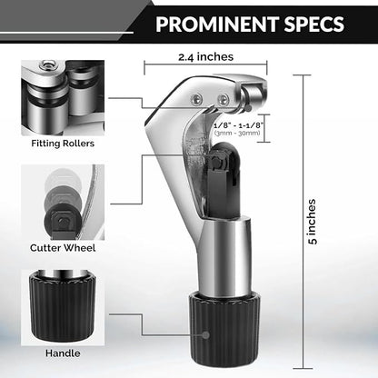 Multi‐Material Tubing Cutter & Integrated Rimmer