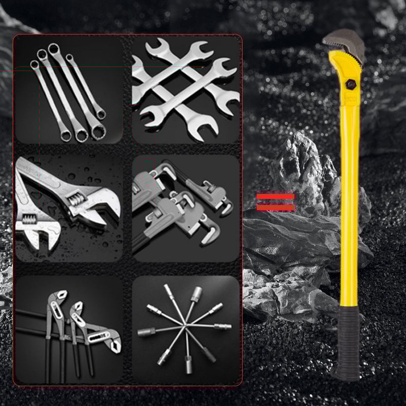 Adjustable Wear-Resistant Steel Wrench Construction Tool