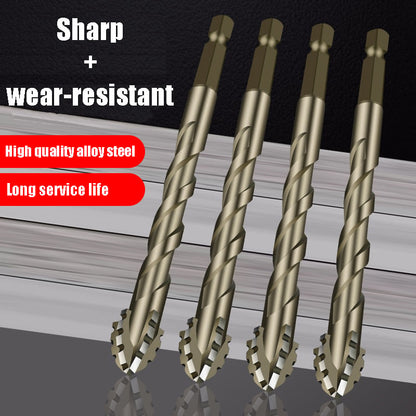 Precision 4-Blade Serrated Eccentric Drill Bit