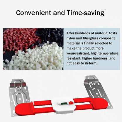 Adjustable Dual‐Slot Spirit Level for AC Mounting Brackets