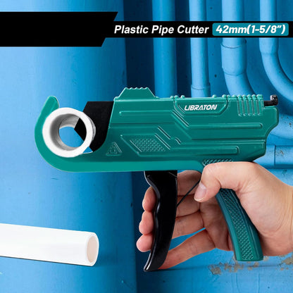 One-Handed Heavy-Duty PVC Pipe Cut-Gun