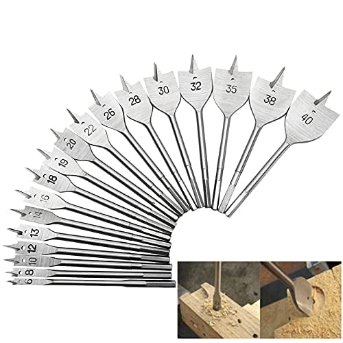 Versatile Wood Spade Drill Bit Set