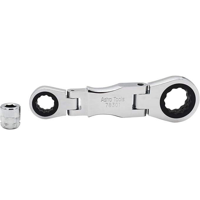 Compact Dual-Bend Ratchet Wrench