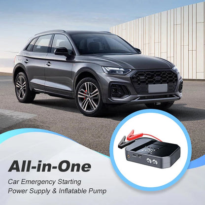 Car Emergency Starting Power Supply & Inflatable Pump Set