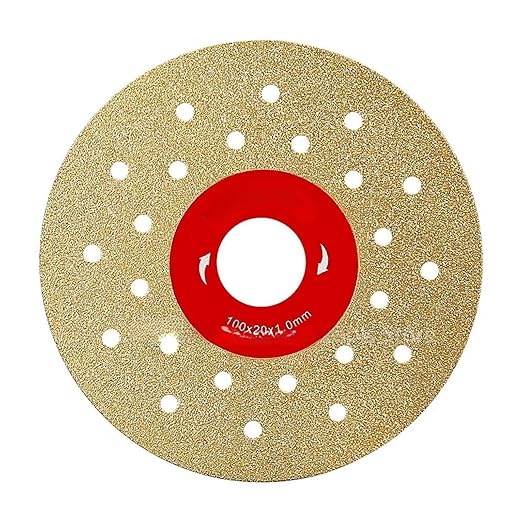 4 PCS 100mm Vacuum-Brazed Diamond Cutting & Grinding Disc — 4"
