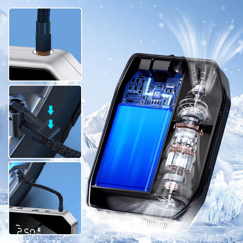 Car Emergency Starting Power Supply & Inflatable Pump Set