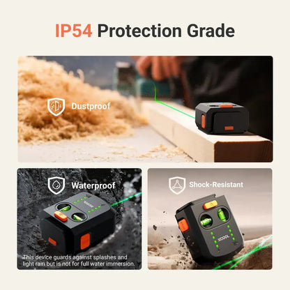3-in-1 Dust Collector Laser Level Tool