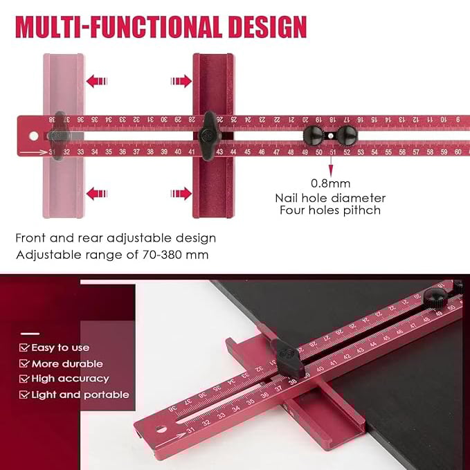 3 in 1 Router Milling Groove Bracke