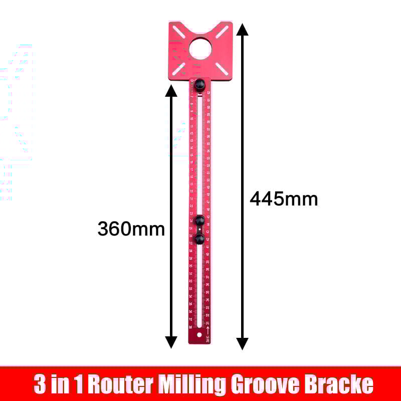 3 in 1 Router Milling Groove Bracke