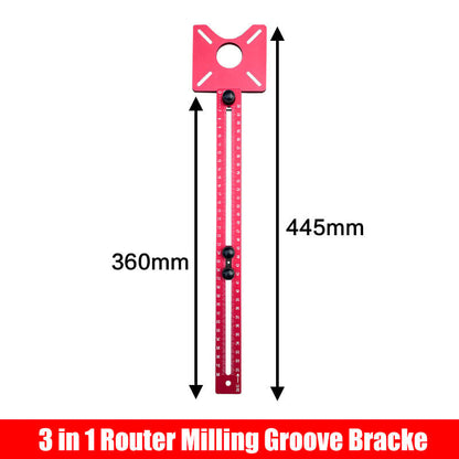3 in 1 Router Milling Groove Bracke