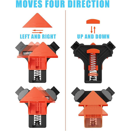 4 Pcs Corner Clamp Set – Precision 90° Woodworking Tool Gift